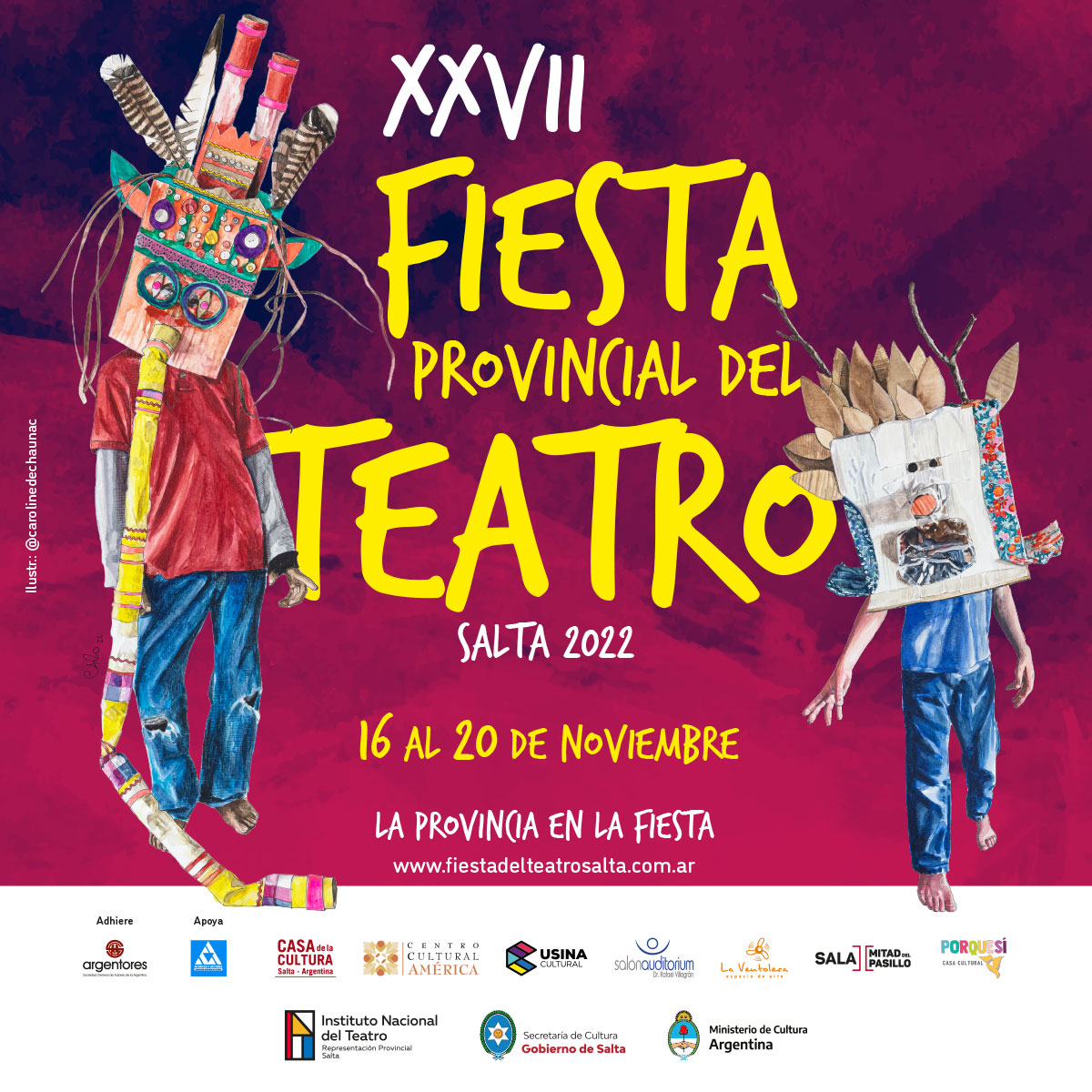 La semana próxima empieza la 27° Fiesta Provincial de Teatro de Salta -  Instituto Nacional del Teatro