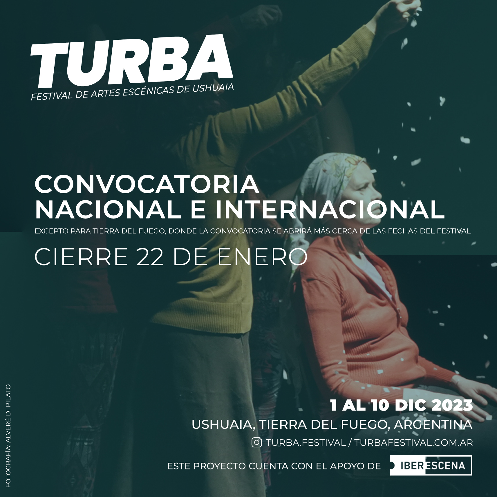 Convocatoria abierta para el Festival Turba de Ushuaia Instituto